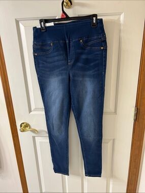 Seven7 Dark Blue Stretch Jeggings